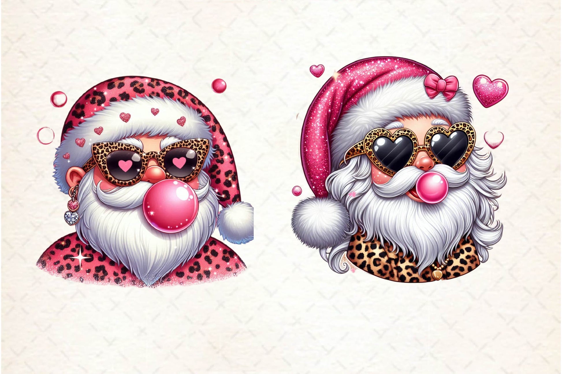 Christmas Santa Claus Digital Art Clipart Bundle - CraftNest - Digital Crafting and Art