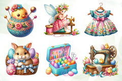 Spring & Easter Sewing Clipart Bundle - CraftNest - Digital Crafting and Art