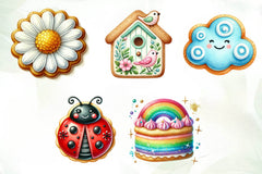Spring Biscuits Clipart Bundle - CraftNest - Digital Crafting and Art