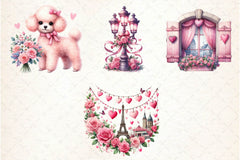 Parisian Love Clipart Bundle - CraftNest - Digital Crafting and Art