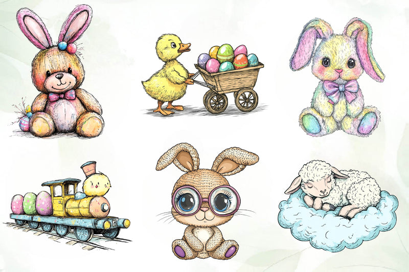 Crochet Easter Clipart Bundle - CraftNest - Digital Crafting and Art