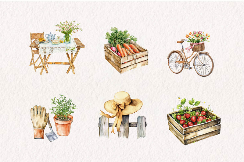 Springtime Activities Clipart Bundle - CraftNest - Digital Crafting and Art