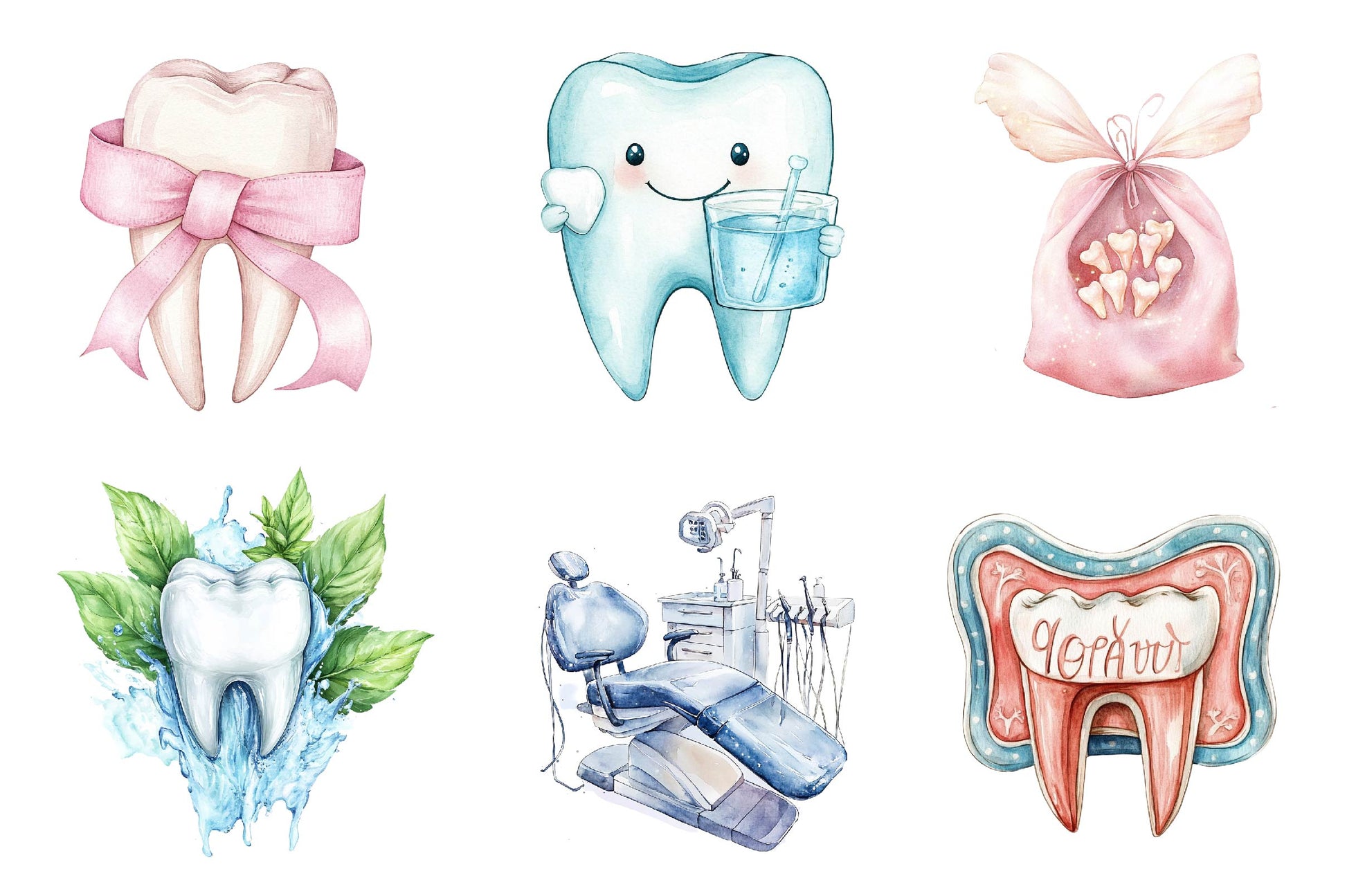 Dentist Tooth Clipart Bundle - CraftNest - Digital Crafting and Art