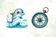 Nautical Collection Clipart Bundle - CraftNest - Digital Crafting and Art