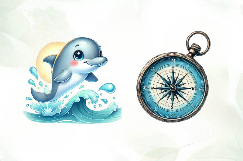 Nautical Collection Clipart Bundle - CraftNest - Digital Crafting and Art