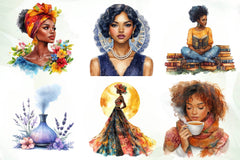 Vintage Black History Month Woman Clipart Bundle - CraftNest - Digital Crafting and Art