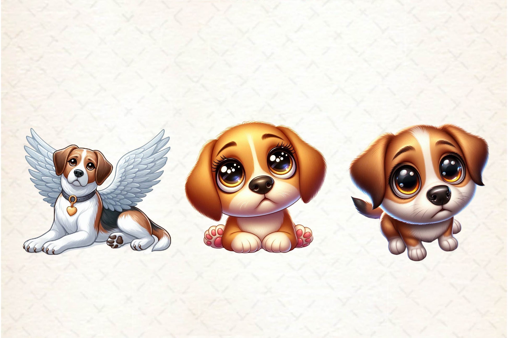 Cute And Emotional Dog Clipart Bundle - CraftNest - Digital Crafting and Art