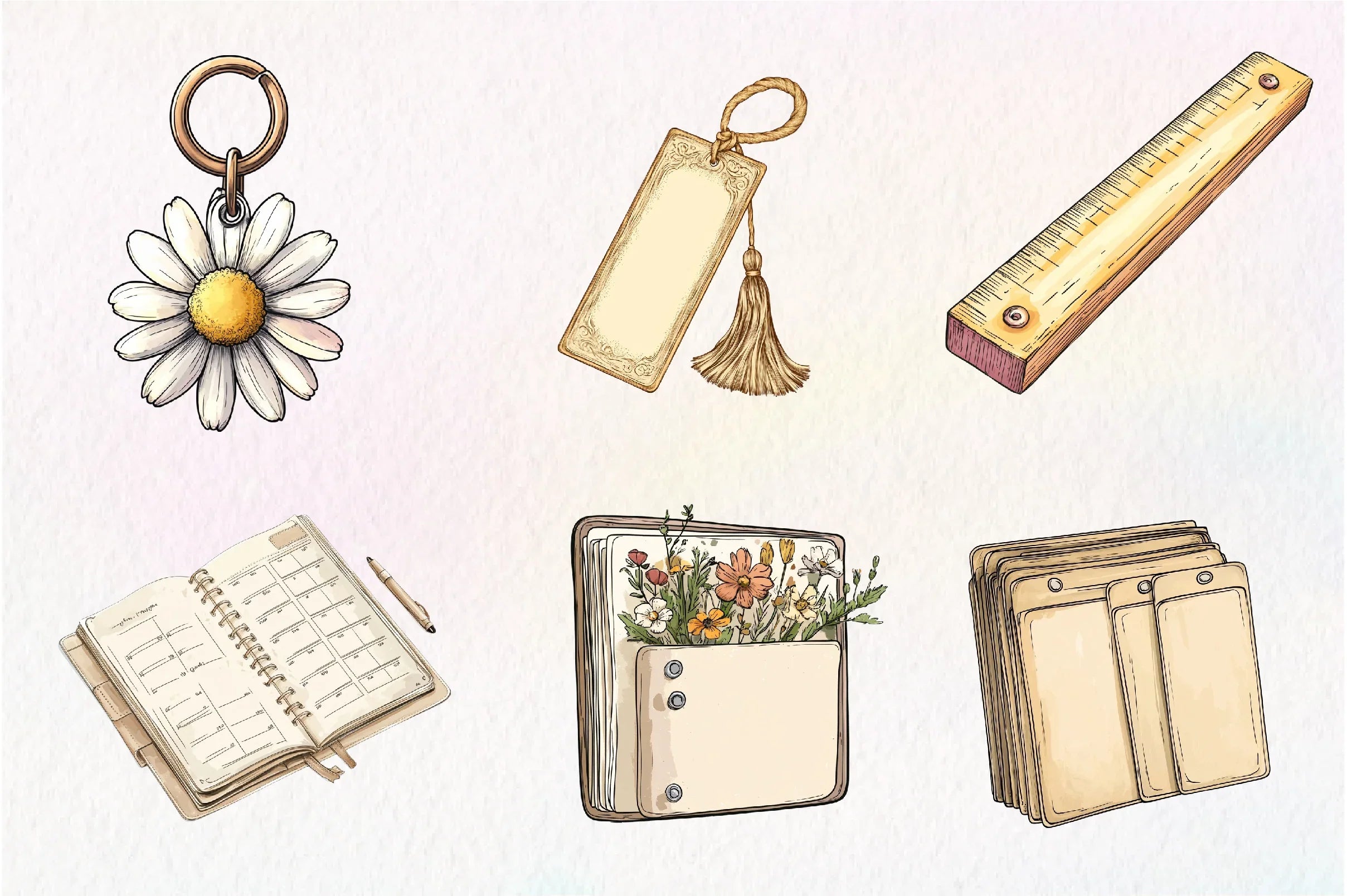 Summer Planner Clipart Bundle - CraftNest - Digital Crafting and Art