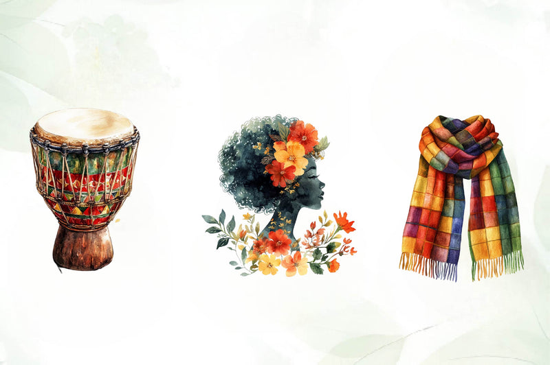 Black Month Clipart Bundle - CraftNest - Digital Crafting and Art