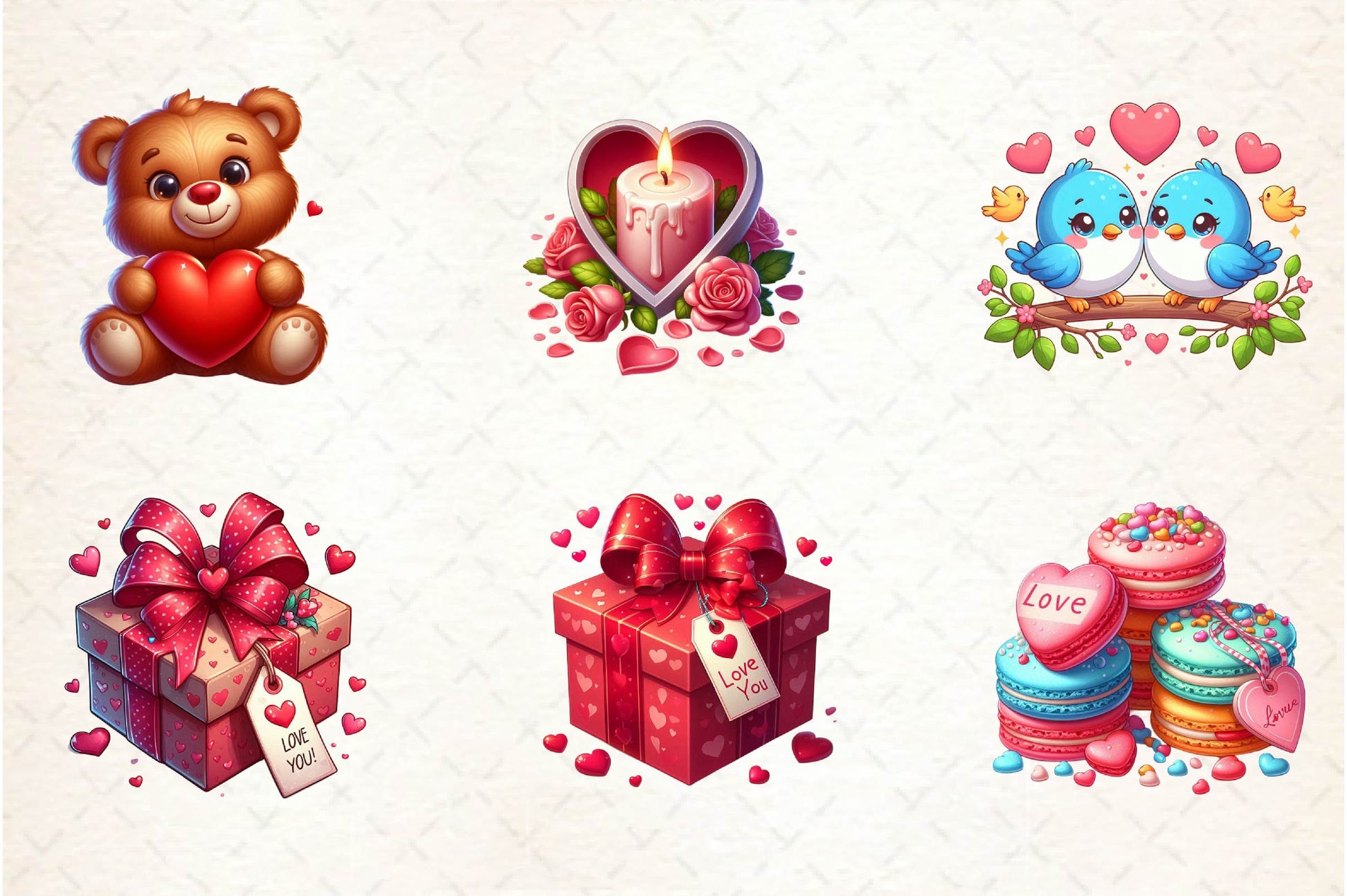 Sweet Valentine Clipart Bundle - CraftNest - Digital Crafting and Art