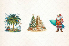 Beach & Christmas Clipart Bundle - CraftNest - Digital Crafting and Art