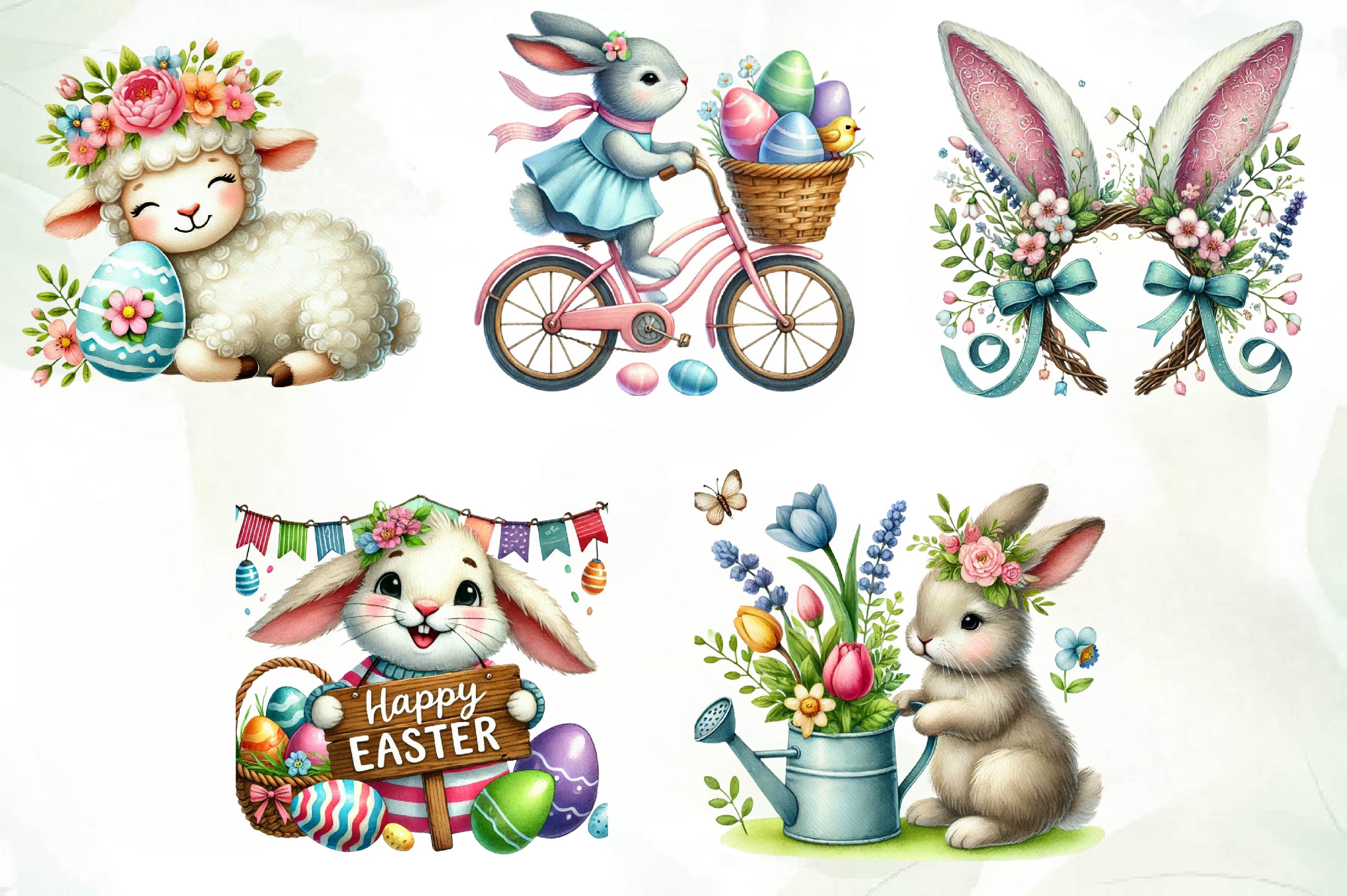 Beautiful Easter Clipart Bundle - CraftNest - Digital Crafting and Art