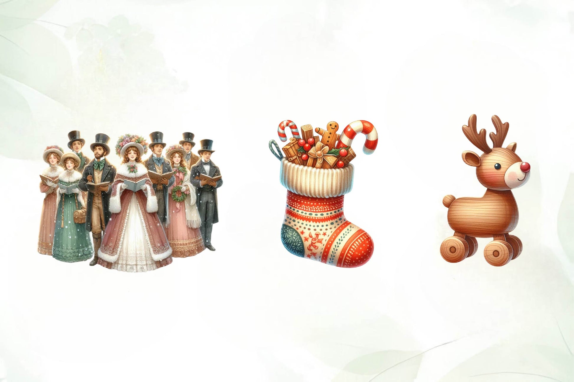 Good Old Christmas Clipart Bundle - CraftNest - Digital Crafting and Art