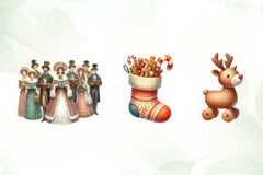 Good Old Christmas Clipart Bundle - CraftNest - Digital Crafting and Art