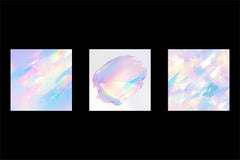 Iridescent Brush Strokes Digital Paper - CraftNest - Digital Crafting and Art