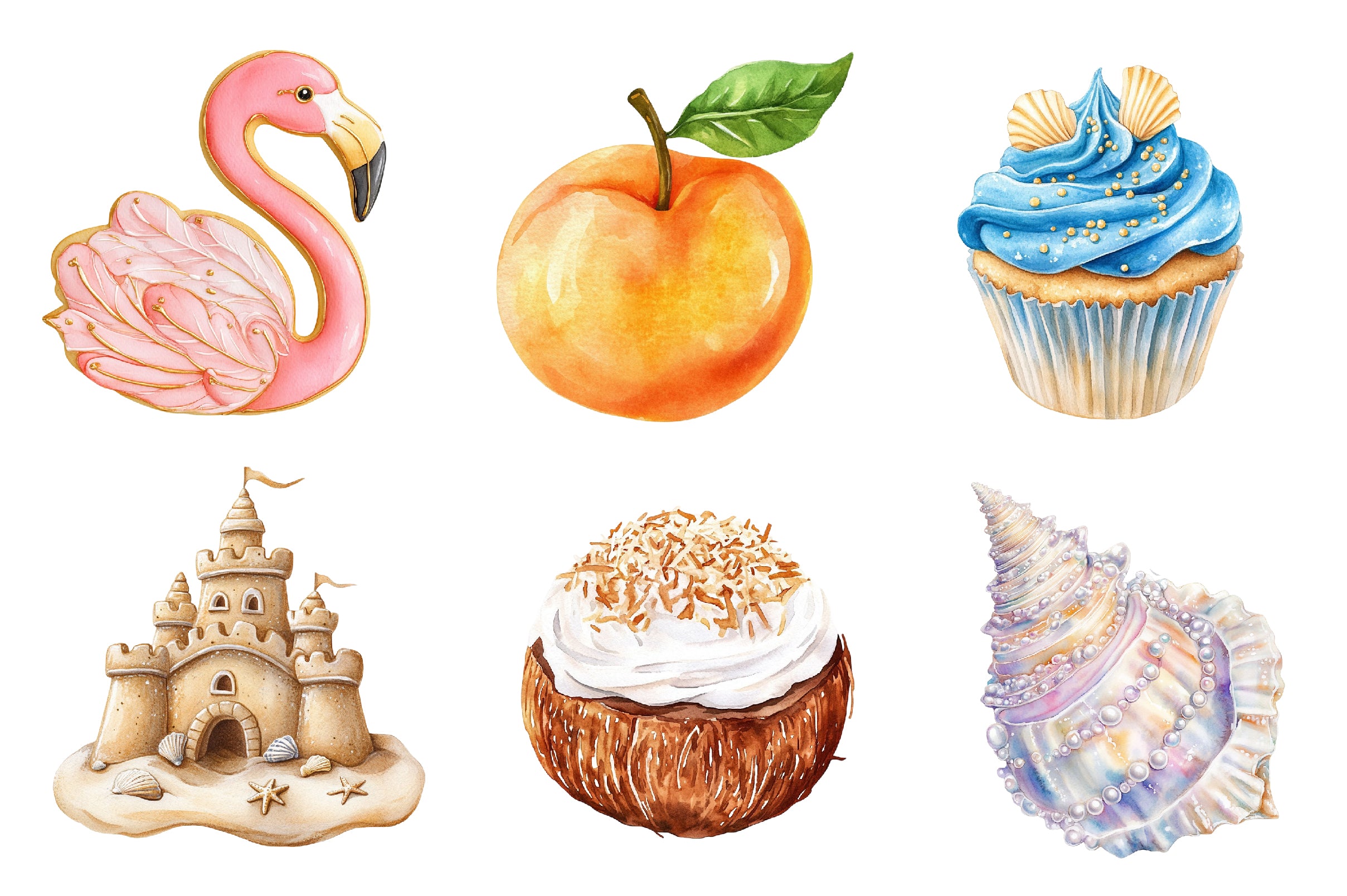 Summer Cookies Clipart Bundle - CraftNest - Digital Crafting and Art