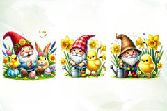 Easter Gnome Clipart Bundle - CraftNest - Digital Crafting and Art