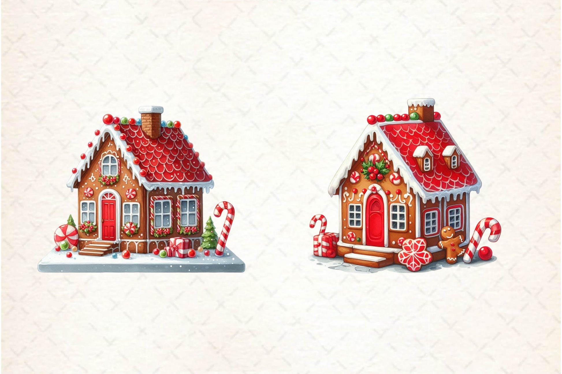 Gingerbread House Clipart Bundle - CraftNest - Digital Crafting and Art