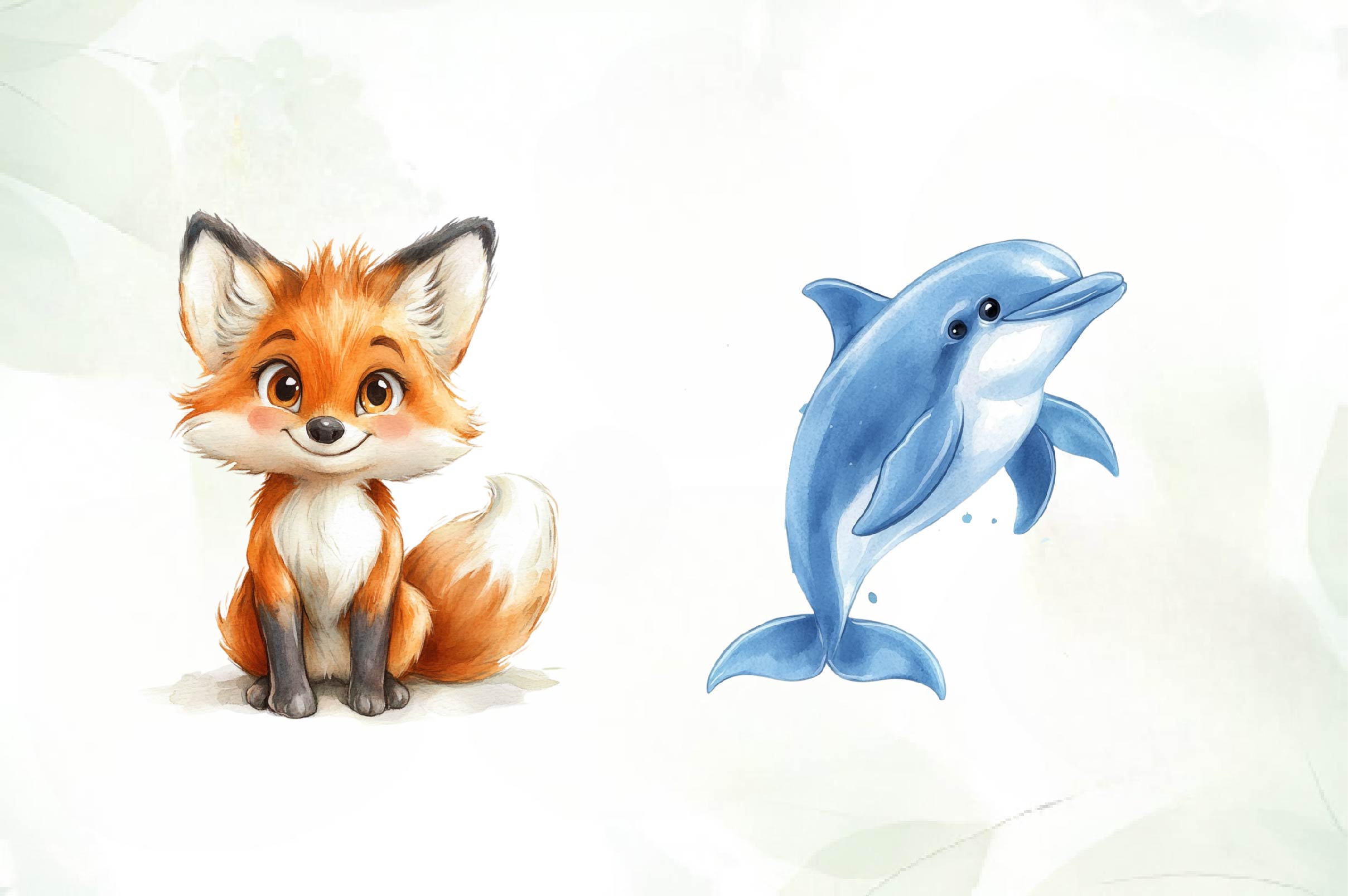 Minimalist Cartoon Animals Clipart Bundle - CraftNest - Digital Crafting and Art