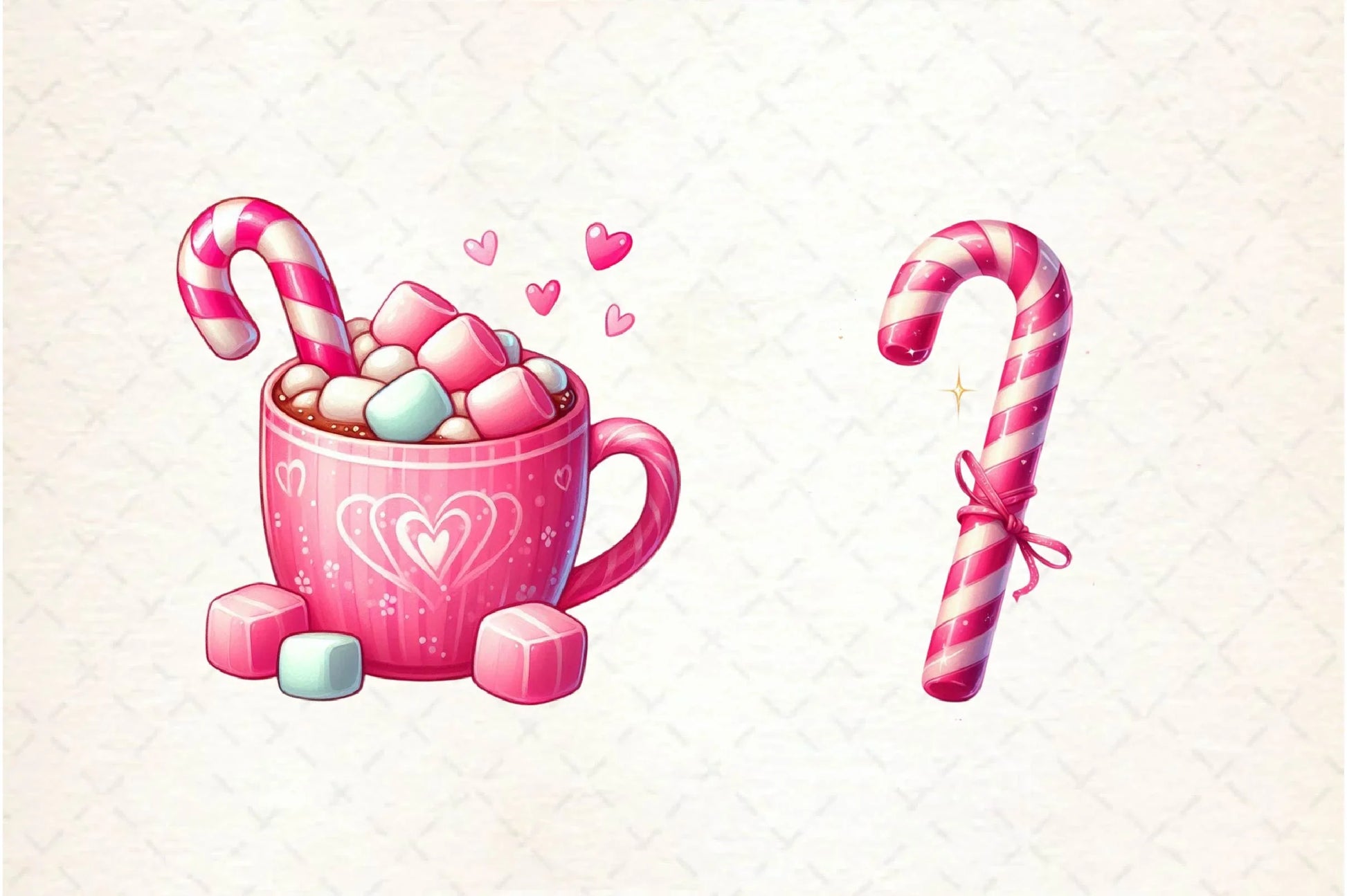 Cute Girly Christmas Clipart Bundle - CraftNest - Digital Crafting and Art