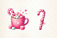 Cute Girly Christmas Clipart Bundle - CraftNest - Digital Crafting and Art