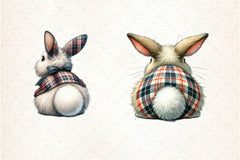 Bunny Back View Clipart Bundle - CraftNest - Digital Crafting and Art