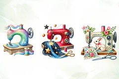 Sewing Machine Clipart Bundle - CraftNest - Digital Crafting and Art