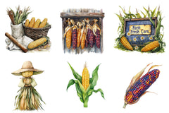 Corn's Clipart Bundle - CraftNest - Digital Crafting and Art