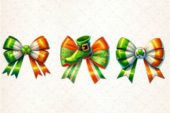 St Patricks Day Bow Clipart Bundle 1 - CraftNest - Digital Crafting and Art