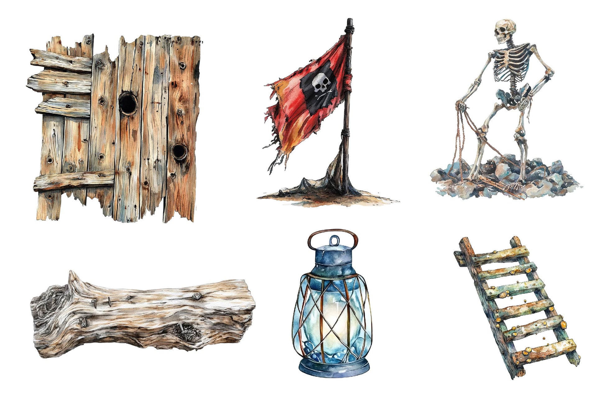 Collection A Sunken Shipwreck Clipart Bundle - CraftNest - Digital Crafting and Art