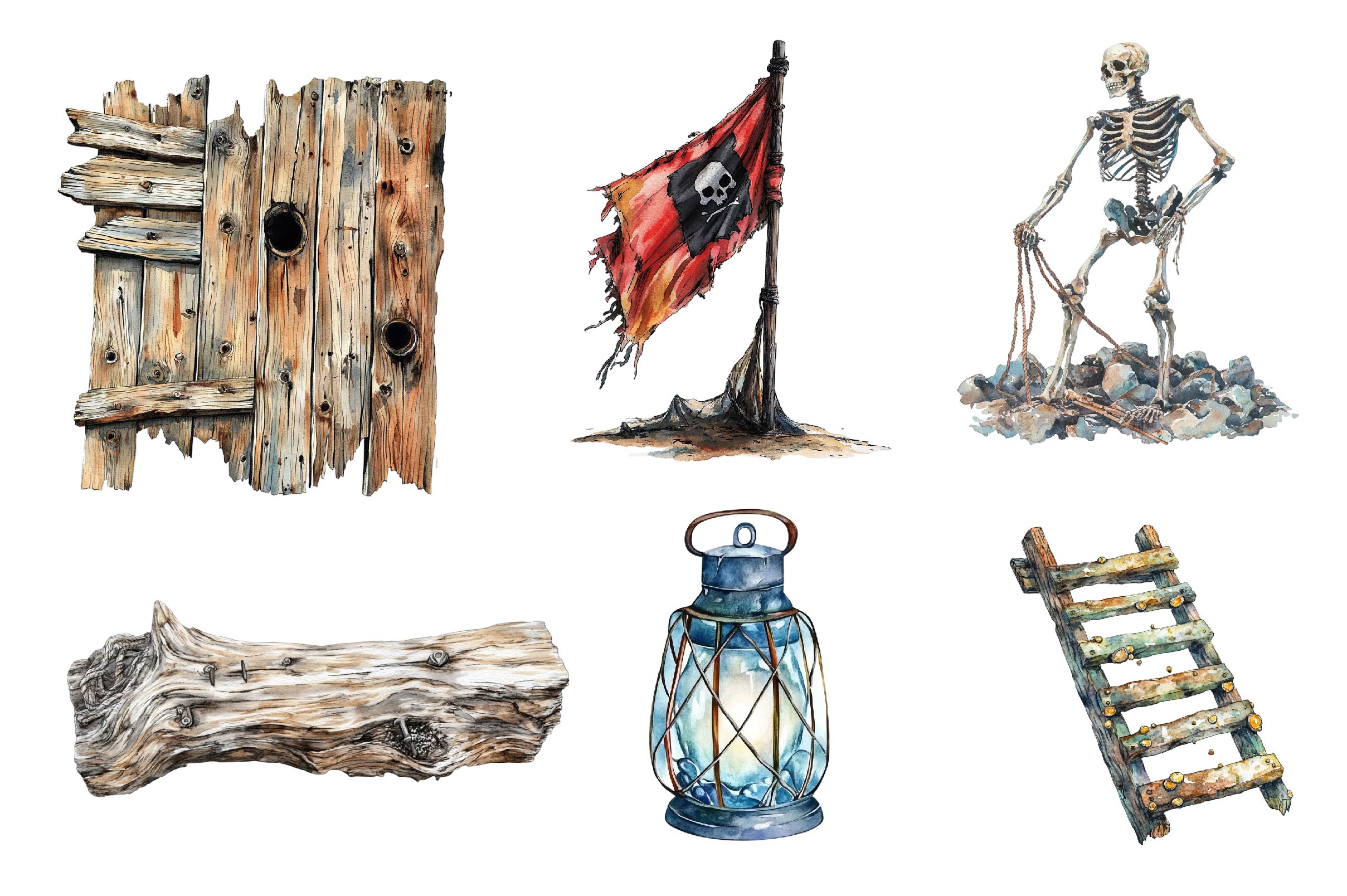 Collection A Sunken Shipwreck Clipart Bundle - CraftNest - Digital Crafting and Art