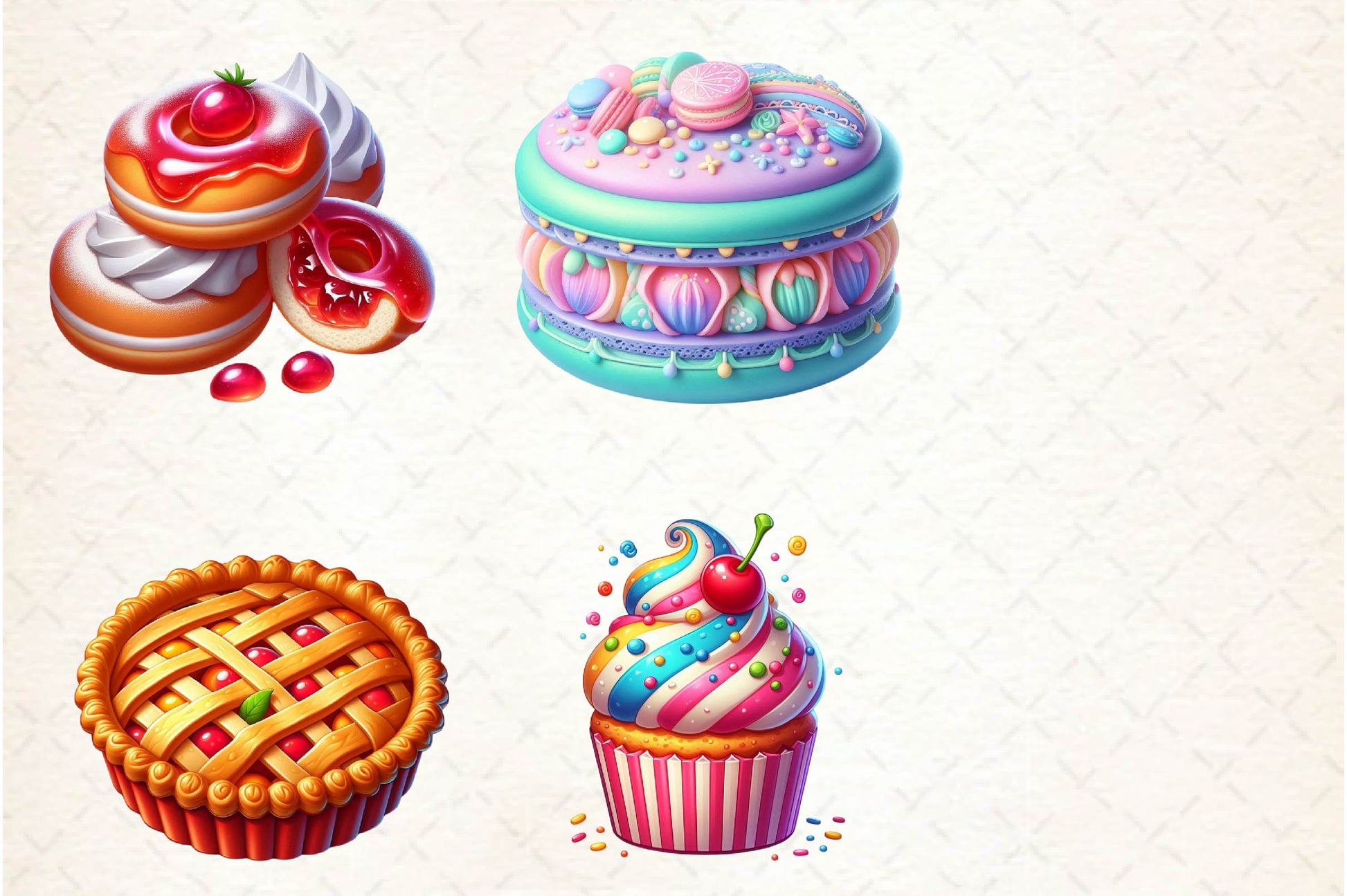 Dessert Clipart Bundle - CraftNest - Digital Crafting and Art