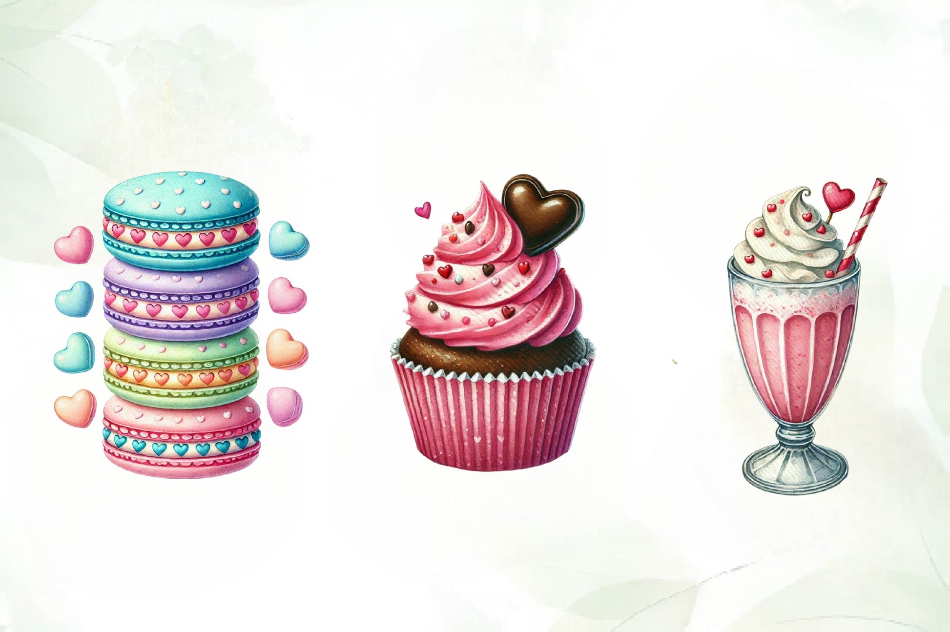 Valentines Day Food Clipart Bundle - CraftNest - Digital Crafting and Art