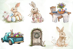 Rustic Easter Day Clipart Bundle 1 - CraftNest - Digital Crafting and Art