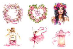 World Breast Cancer Day Clipart Bundle - CraftNest - Digital Crafting and Art