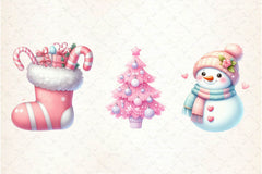 Soft Girl Christmas Clipart Bundle - CraftNest - Digital Crafting and Art