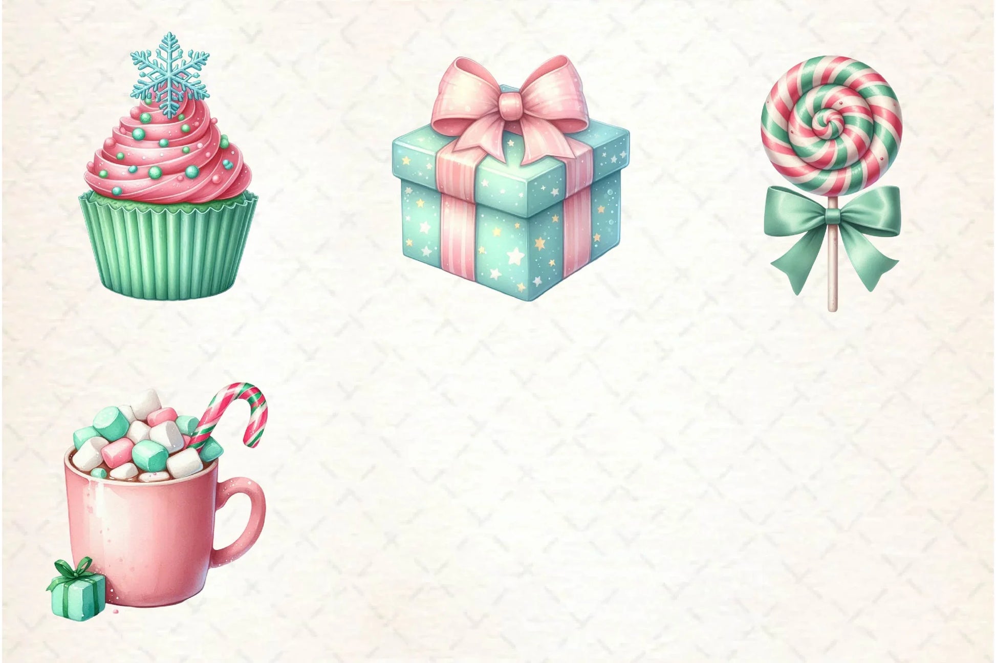 Mint Christmas Clipart Bundle - CraftNest - Digital Crafting and Art