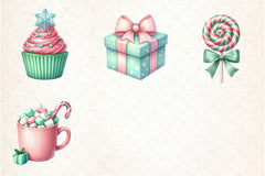 Mint Christmas Clipart Bundle - CraftNest - Digital Crafting and Art