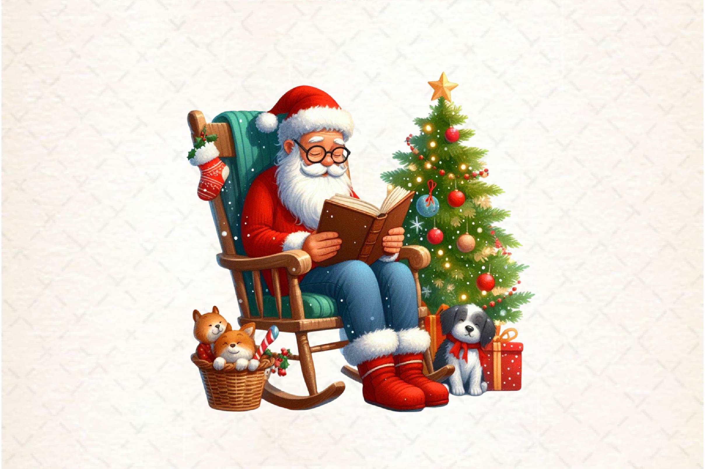 Christmas Elderly Set Clipart Bundle - CraftNest - Digital Crafting and Art