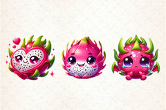 Dragon Fruit Clipart Bundle - CraftNest - Digital Crafting and Art
