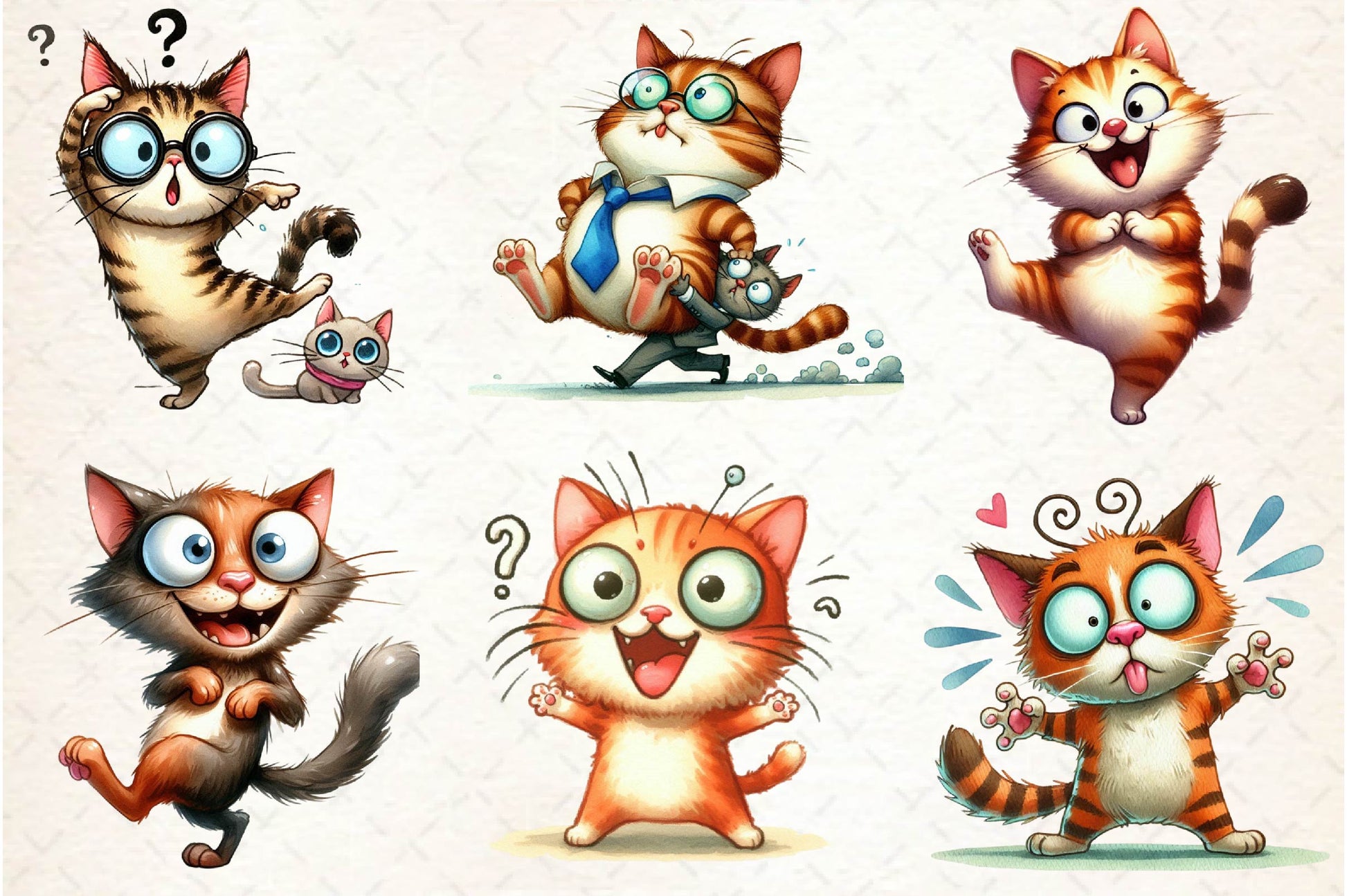 Funny Black Cats Crazy Cat Clipart Bundle - CraftNest - Digital Crafting and Art