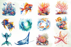 Underwater Collection Clipart Bundle - CraftNest - Digital Crafting and Art