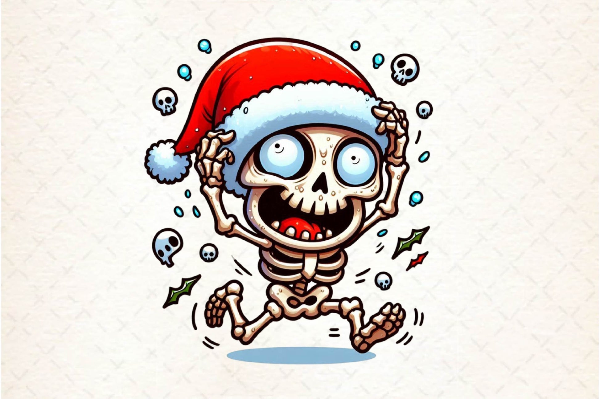 Funny Christmas Skeleton Clipart Bundle 1 - CraftNest - Digital Crafting and Art
