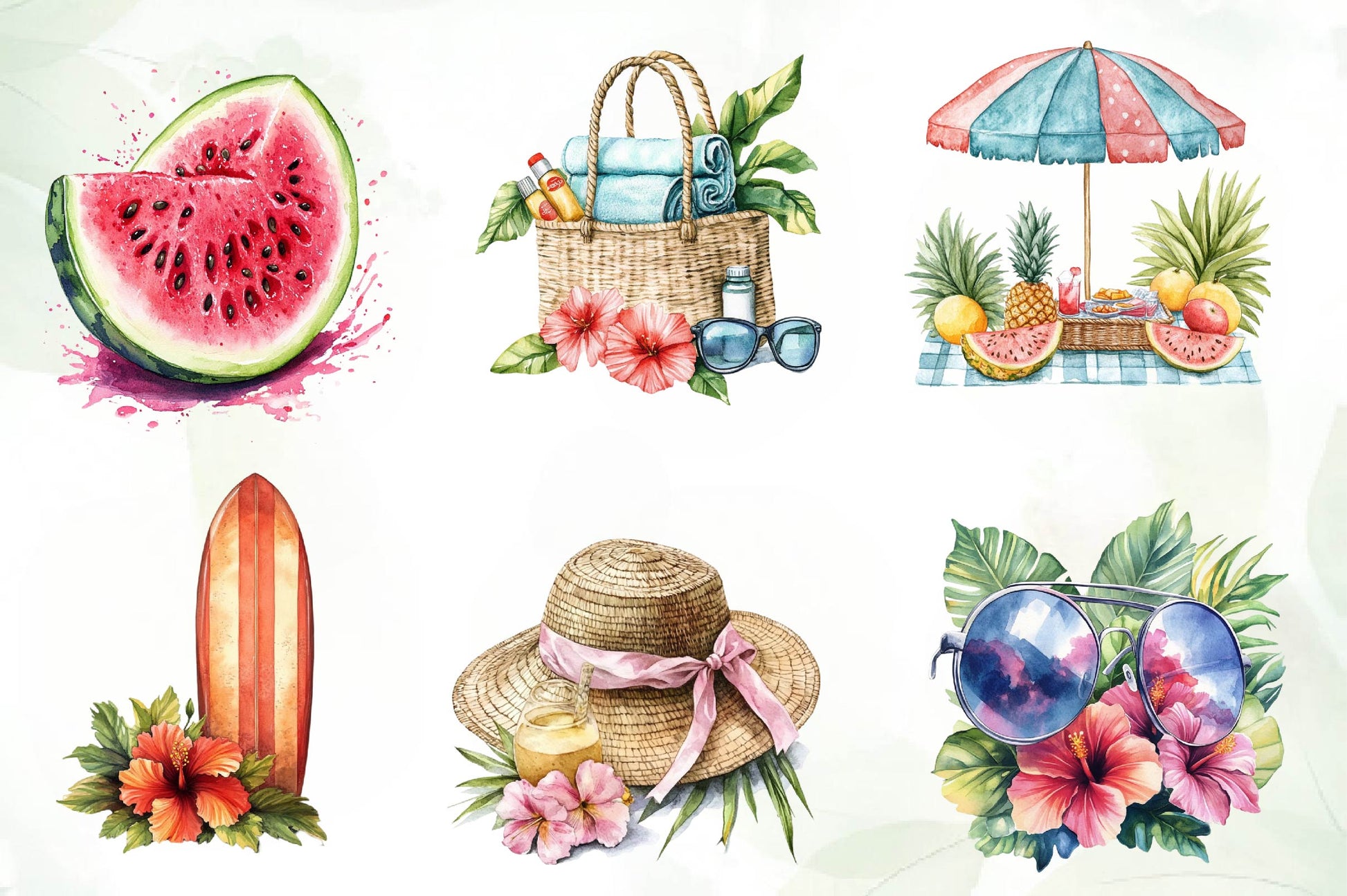 Mega Summer Clipart Bundle - CraftNest - Digital Crafting and Art