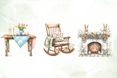 Easter Home Clipart Bundle - CraftNest - Digital Crafting and Art