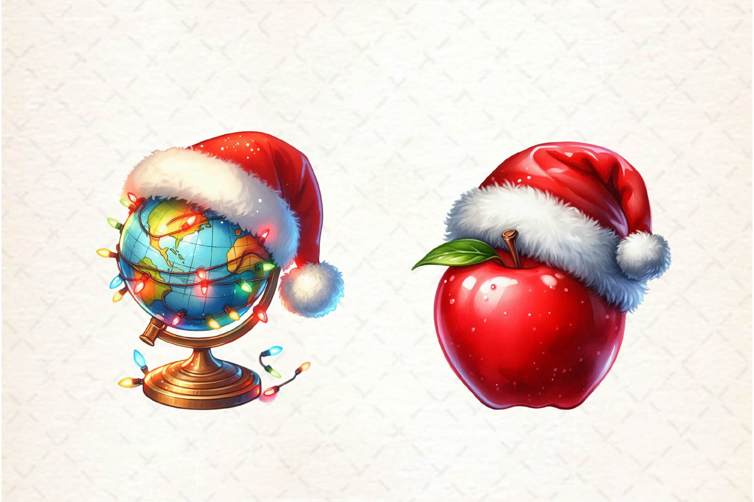 Christmas School Teacher Clipart Bundle - CraftNest - Digital Crafting and Art