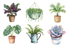 Houseplant Clipart Bundle - CraftNest - Digital Crafting and Art