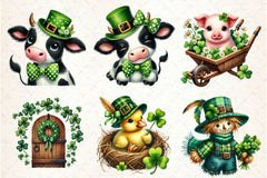 St Patrick's Day Farm Clipart Bundle 2 - CraftNest - Digital Crafting and Art