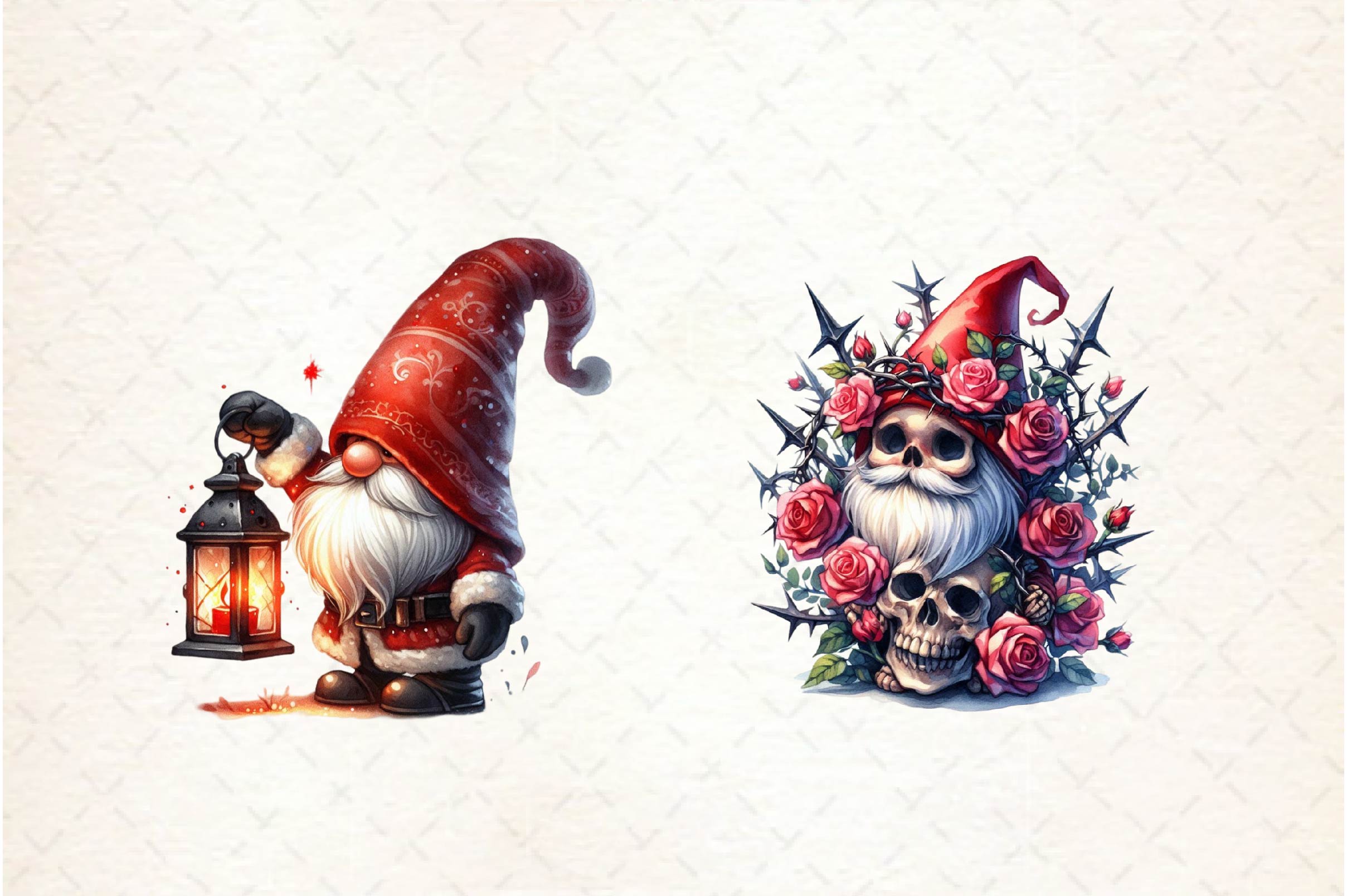 Black Gnomes Valentines Day Clipart Bundle - CraftNest - Digital Crafting and Art