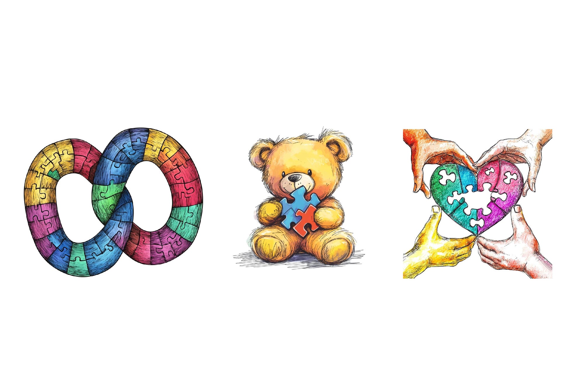 Autism Awareness Puzzle Clipart Bundle - CraftNest - Digital Crafting and Art